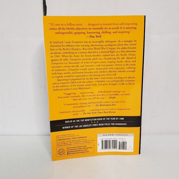 Unbroken by Laura Hillenbrand Paperback - Picture 7 of 7